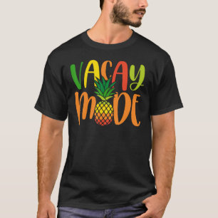 T-shirt Vacay Mode été Vacances ananas Hawaiian