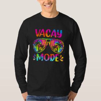 T-shirt Vacay Mode Palm Tree Beach Vacation Summer Getaway