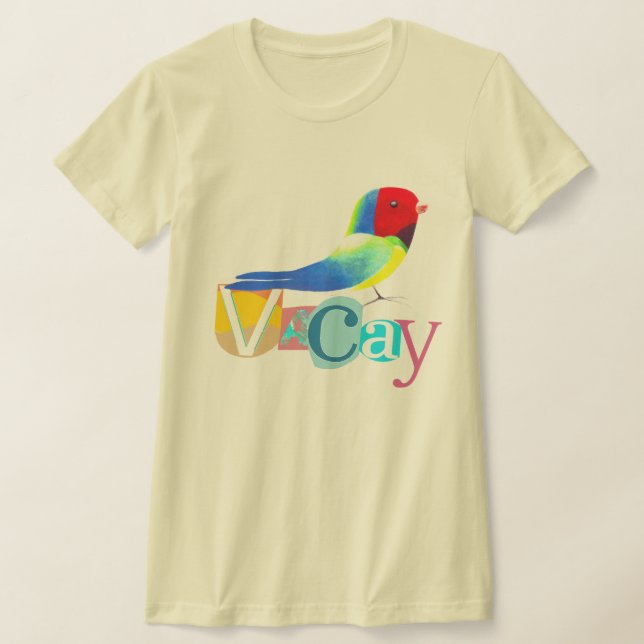 T-shirt Vacay Rainbow (Poser)