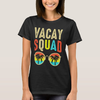 T-shirt Vacay Squad Funny Beach Vacances été Famille Mat