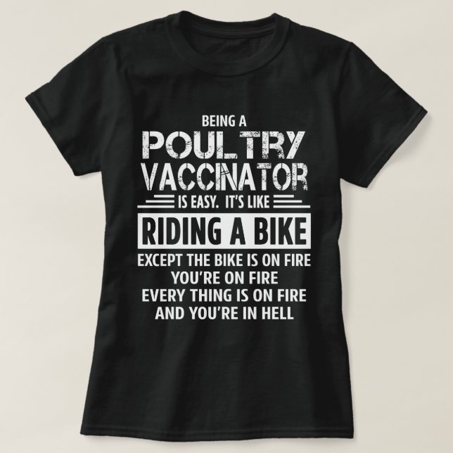 T-shirt Vaccin contre la volaille (Design devant)