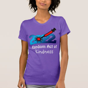 T-shirt Vaccin COVID Rétro Acte Aléatoire de Gentillesse
