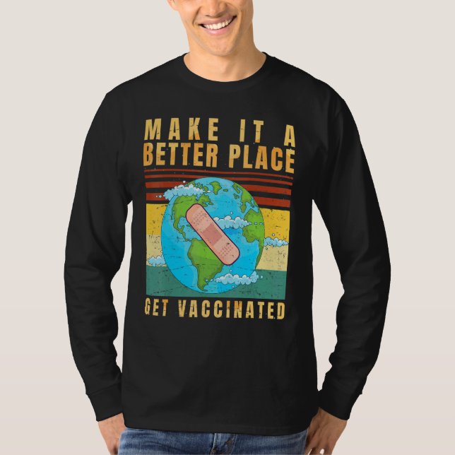 T-shirt Vaccin Pro Vaccination Immunisation (Devant)