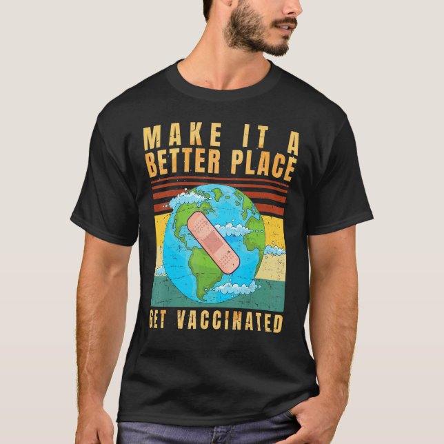 T-shirt Vaccin Pro Vaccination Immunisation (Devant)