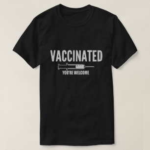 T-shirt vacciné, chemise à vaccin drôle