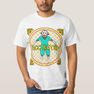 T-shirt Vacciné Contre le Singe De Sock