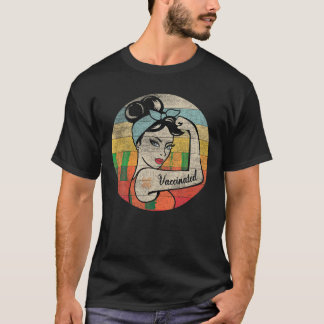 T-shirt Vacciné Retro Tee croit en les vaccins Immuniza