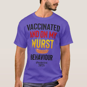 T-shirt Vacciné Sur Mon Comportement De Gouffre 2021