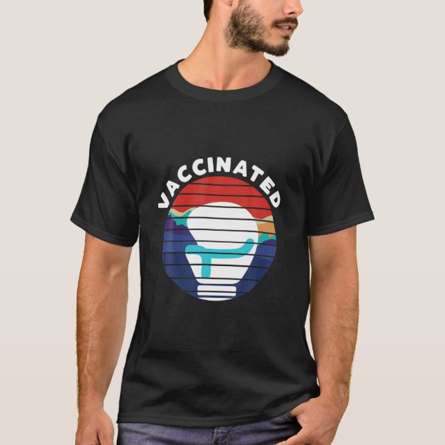 T-shirt Vacciné - Vaccin Pro - Immunisation (Devant)
