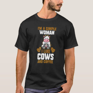 T-shirt Vache à café