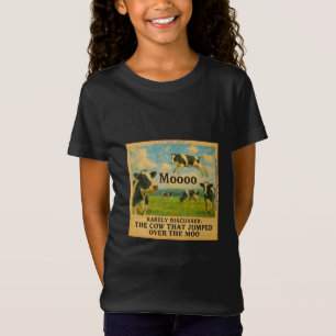T-Shirt Vache a sauté par-dessus le Meuh – Chariot de ferm