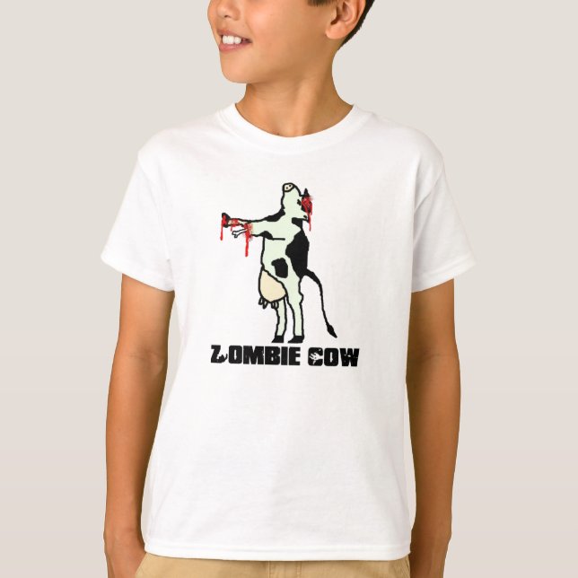 T-shirt Vache à zombi (Devant)