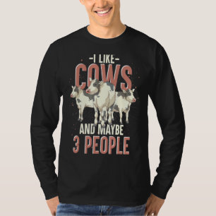T-shirt Vache Agriculteur Agricole Animaux de ferme Vache