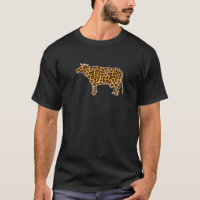 VACHE Amant Animaux Poster de animal Léopard Fille