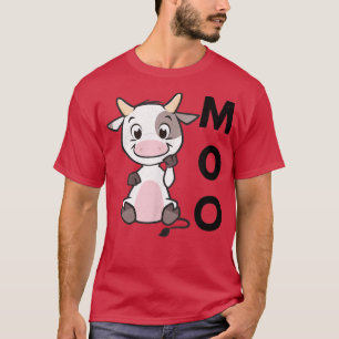 T-shirt Vache Amant Pays Vie Agriculteur Animal Moo Bébé V
