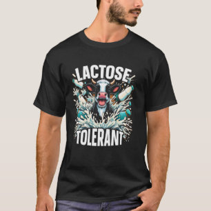 T-shirt Vache amatrice de lait laitier fromage tolérant au