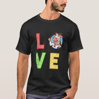 T-shirt Vache animale