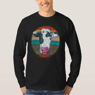 T-shirt Vache animale agricole rétro
