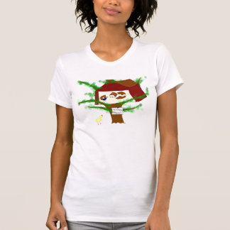 T-shirt Vache Brown à brun de poulet