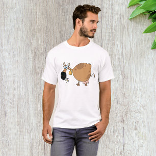 T-shirt Vache Brown caricature