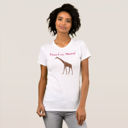 T-shirt Vache Brown. Stupéfaction ! Coeur de Monique -