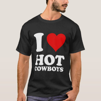 T-shirt Vache Chaude J'Aime Rouge Il