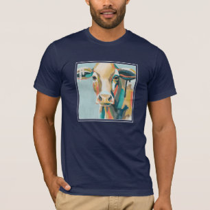 T-shirt Vache colorée