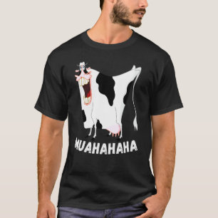 T-shirt Vache cool Muhahaha Ferme Animal stupide