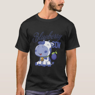 T-shirt Vache de bleuet Kawaii Moo Moo Animal de ferme Kaw