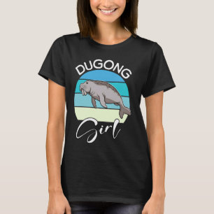 T-shirt Vache de mer Animal Dugong Fille Dugong