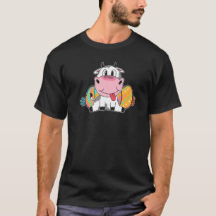 T-shirt Vache de Pâques mignonne