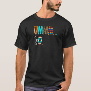 T-shirt Vache de pays sarcastique euh non en cuir western