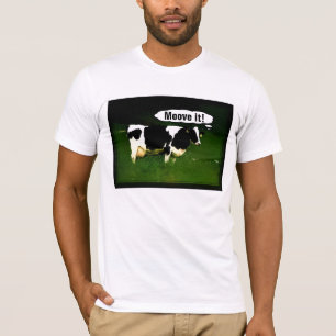 T-shirt Vache de pensée drôle