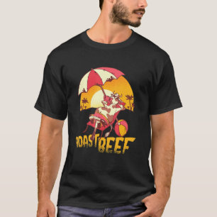 T-shirt Vache de surfeur cool bouf de boeuf rôti Vacances