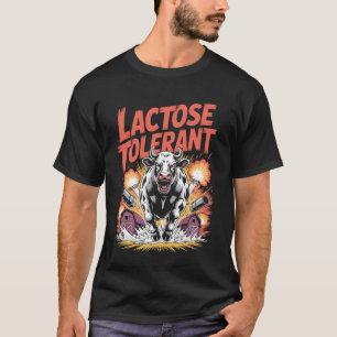 T-shirt Vache des Amateurs de Lait Tolérante au Lactose