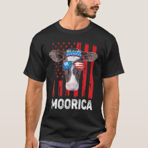 T-shirt Vache des Highlands Moorica Fête de l'Indépendance