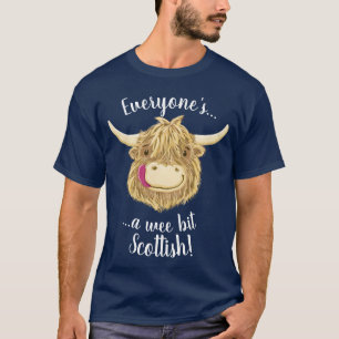 T-shirt Vache des montagnes à bande dessinée, chacun