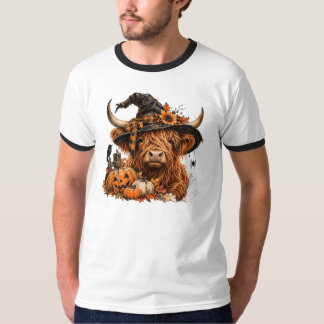 T-shirt Vache d'Halloween