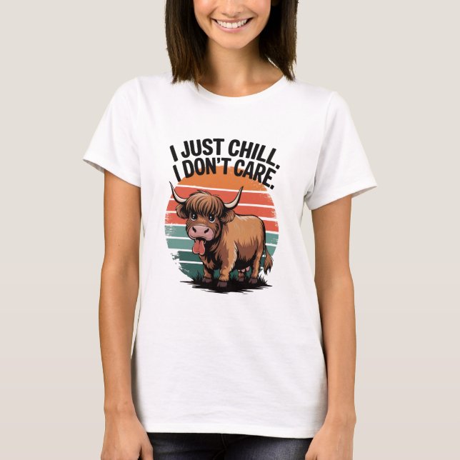 T-shirt Vache drôle (Devant)