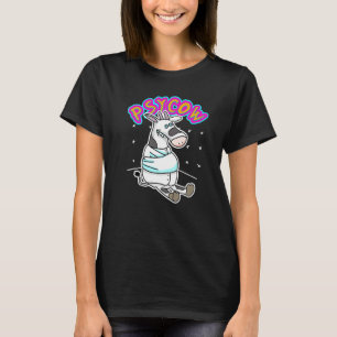T-shirt Vache drôle mignonne psychopathe meugle humeur fli
