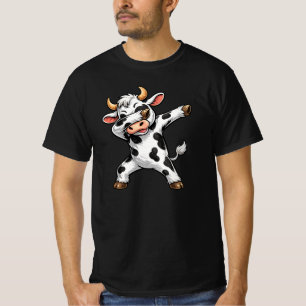 T-shirt Vache drôle qui fait le dab, vache mignonne qui fa