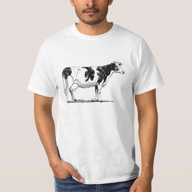 T-shirt Vache du Holstein (Devant)