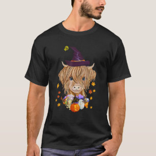 T-shirt Vache Écossaise des Highlands Bébé Mignonne Drôle