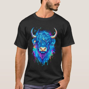 T-shirt Vache Écossaise des Highlands Bovins Highlander Éc