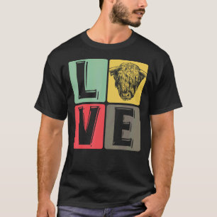 T-shirt Vache Écosse Highland Cow Bétail Écossais Amusant
