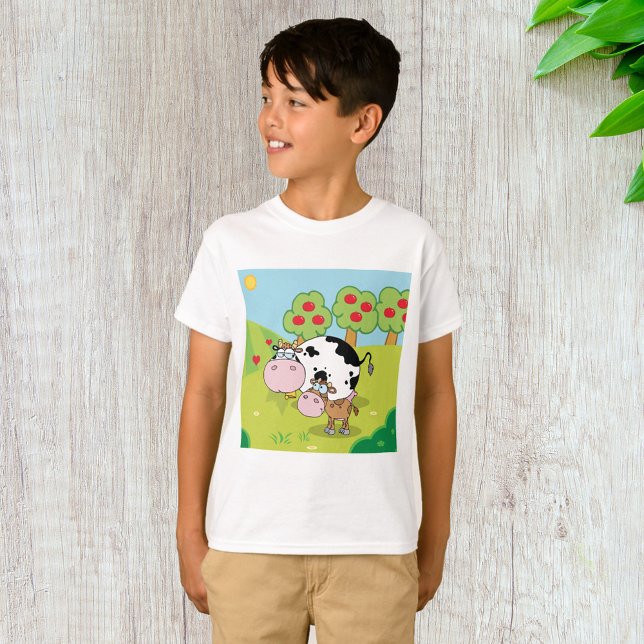 T-shirt Vache Et Veau (Créateur téléchargé)