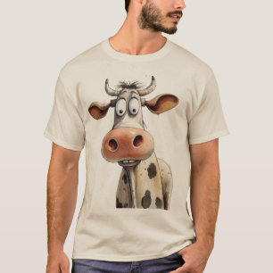 T-shirt Vache fantaisiste