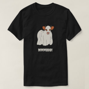 T-shirt Vache Halloween mignonne Ghost Moo Boo