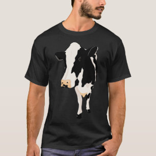 T-shirt Vache Heifer Cool de caricatures de ferme tachetée