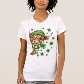 T-shirt Vache Highland chanceuse